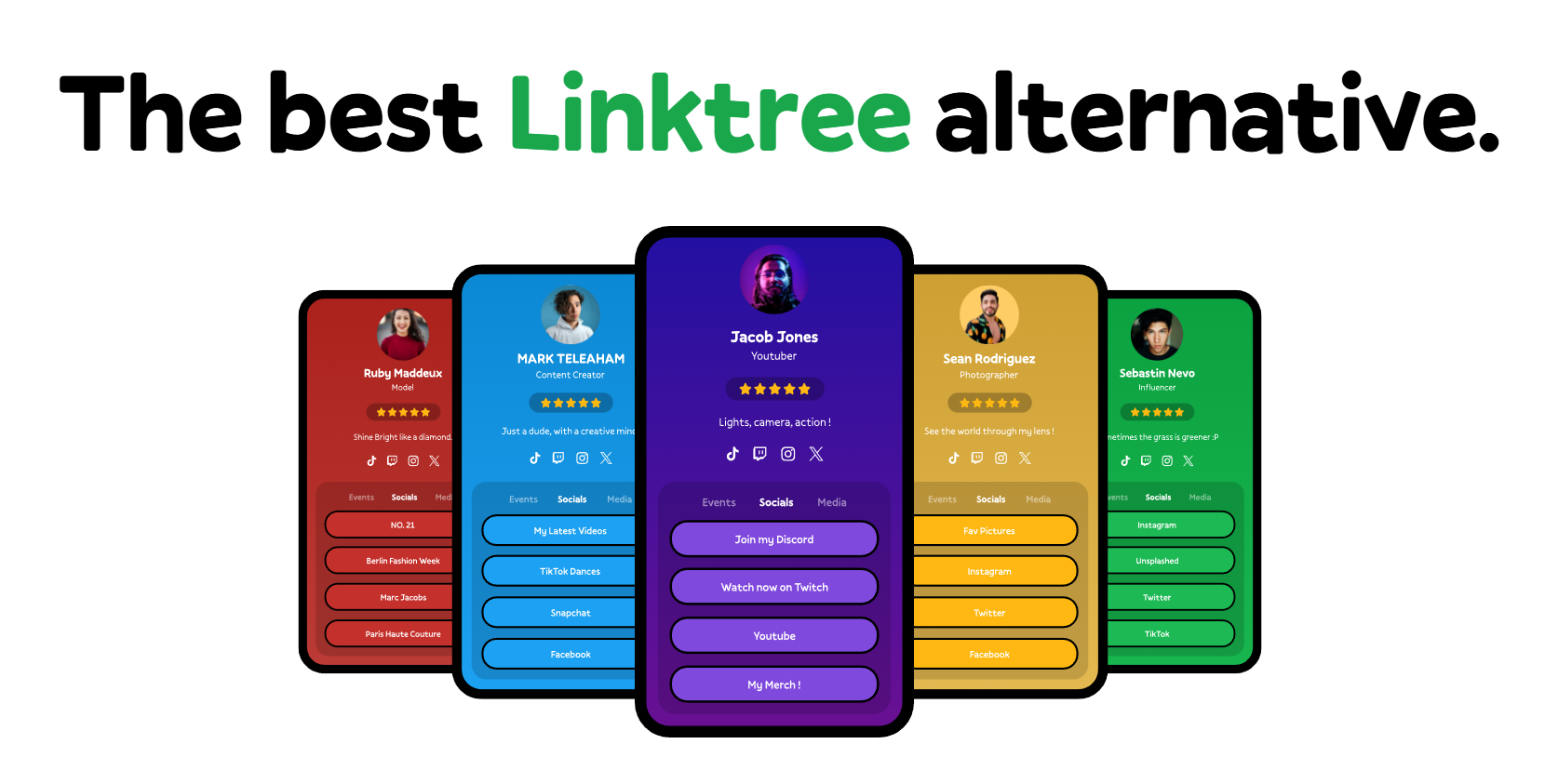 Social Page | The Best Linktree Alternative - Free Link-in-Bio Tool ...